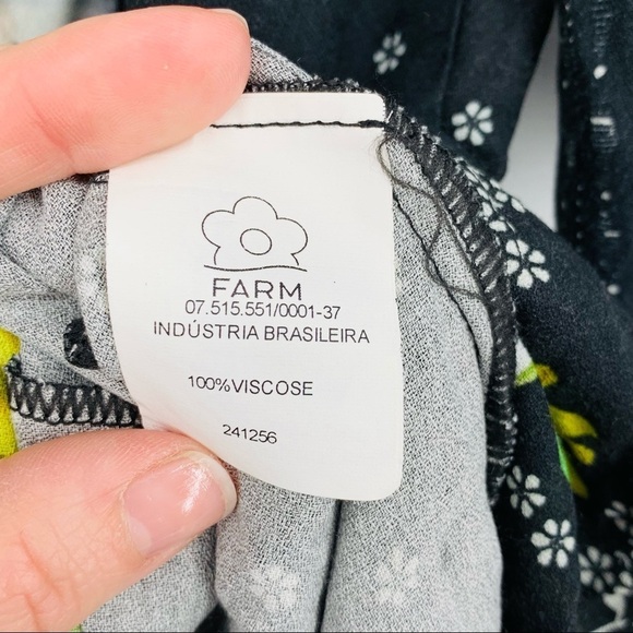 FARM Rio Sunflower Daisy Allover Print Mini Dress Anthropologie - Picture 4 of 6